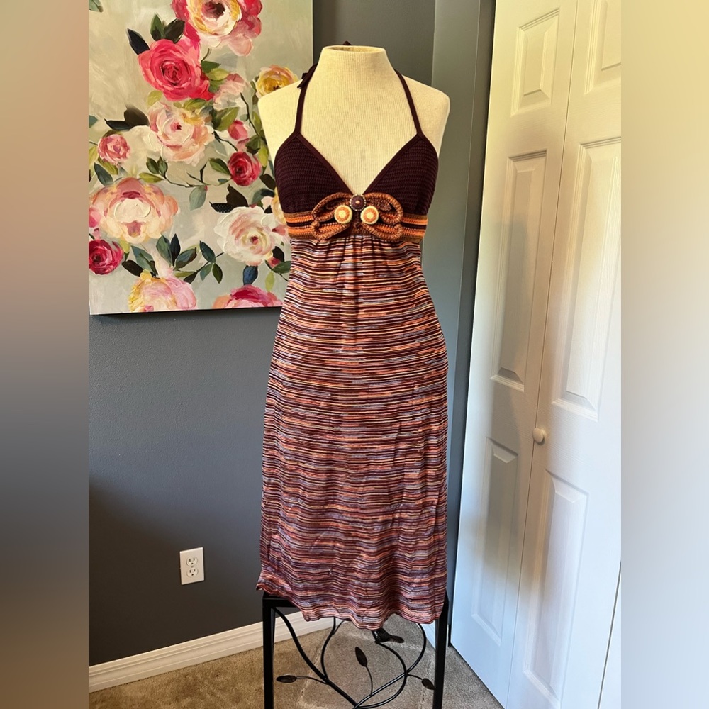COPY - M by Missoni Halter Crochet Dress with Butterfly